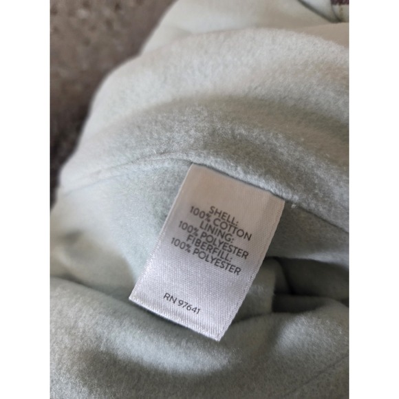 J. Jill Plaid Zip Up Puffer Vest Women's Size S Sleeveless Fleece Lined Winter - Picture 3 of 10